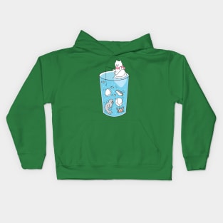 Polar Bear Fishing Kids Hoodie